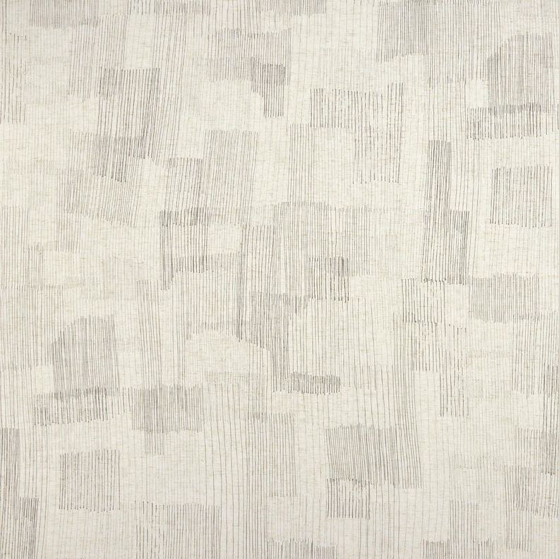 Gardinstof h&oslash;r-miks uregelm&aelig;ssige striber  &ndash; gr&aring;/natur,  image number 1