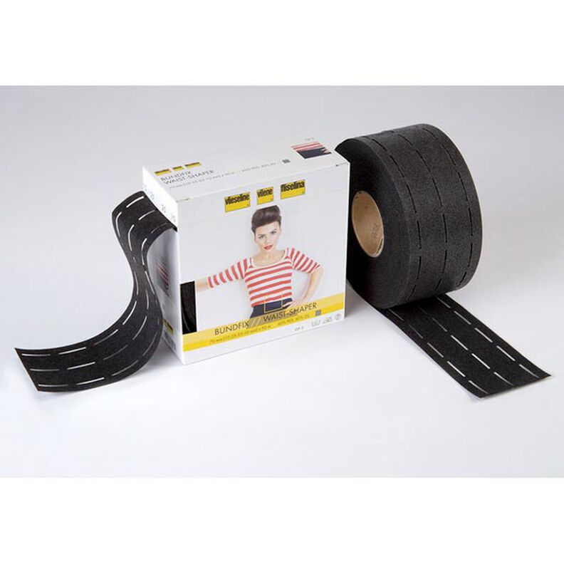 Bundfix Stansebånd [80 mm] | Vlieseline – antracit,  image number 2