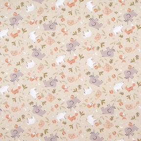 Bomuldspoplin dyr fra hele verden – natur, 