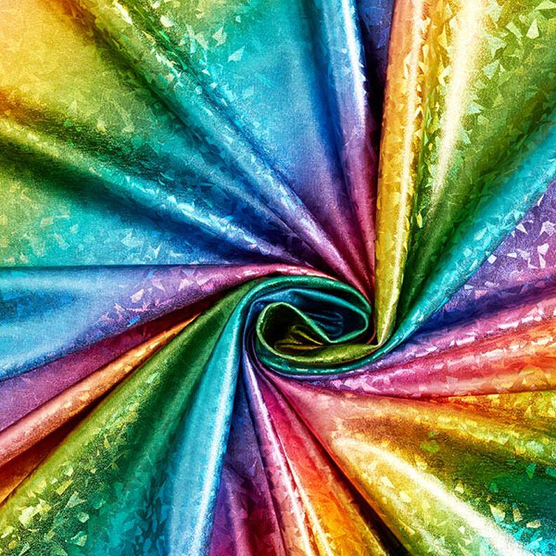 Foliejersey kulørt regnbueglimmer,  image number 4