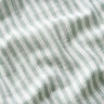 Musselin/Dobbelt-Crincle stof Doubleface striber &ndash; reed/hvid,  thumbnail number 2