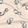 Bomuldsflonel frække dinosaurer | Poppy Fabrics – natur/smaragdgrøn | Reststykke 50cm,  thumbnail number 2