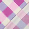 Bomuldssatin Large Gingham | Nerida Hansen – pastelviolet/uldhvid,  thumbnail number 4