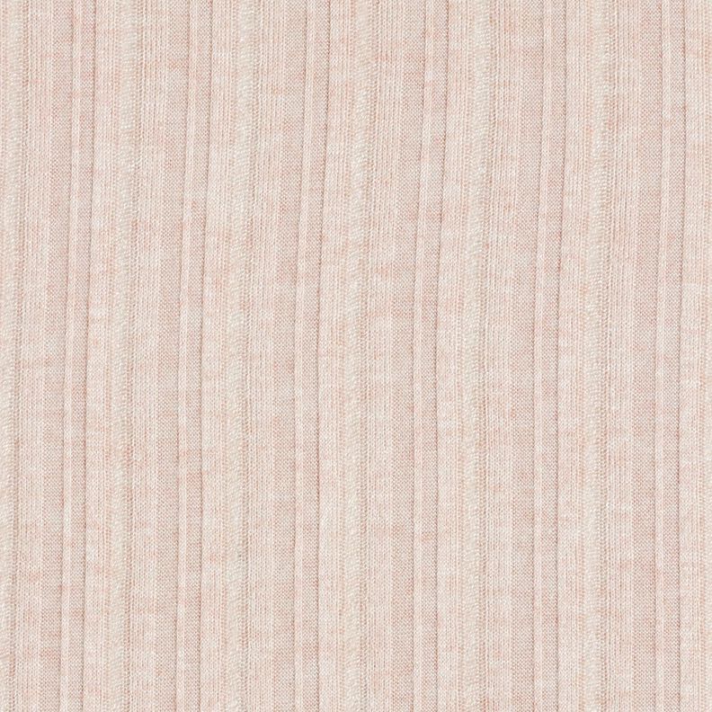 Ribstrik ensfarvet – rosé,  image number 1