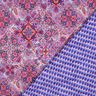 Quiltstof Doubleface romber | Poppy Fabrics – blålilla/kastaniebrun,  thumbnail number 1