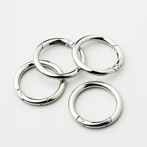 O-Ringe [4 Stk. | Ø 32 mm] – sølv metallic, 