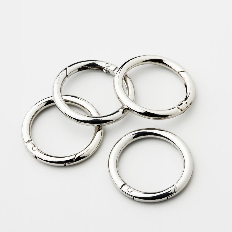 O-Ringe [4 Stk. | Ø 32 mm] – sølv metallic,  image number 1