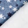 Sweatshirt lodden snefnug og stjerner Digitaltryk – blågrå,  thumbnail number 5