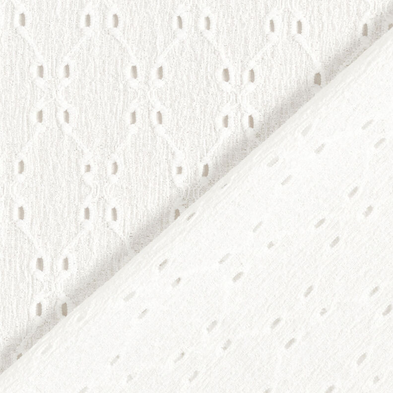 Crinckle jersey hulbroderi – hvid,  image number 5