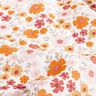 Musselin/Dobbelt-Crincle stof Blomstereng – elfenben/ferskenorange,  thumbnail number 2