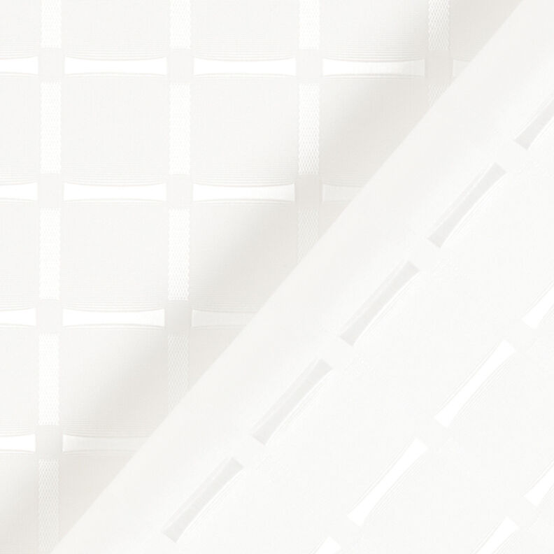 Foringstaft jacquard tern med skinnende effekt – hvid,  image number 4