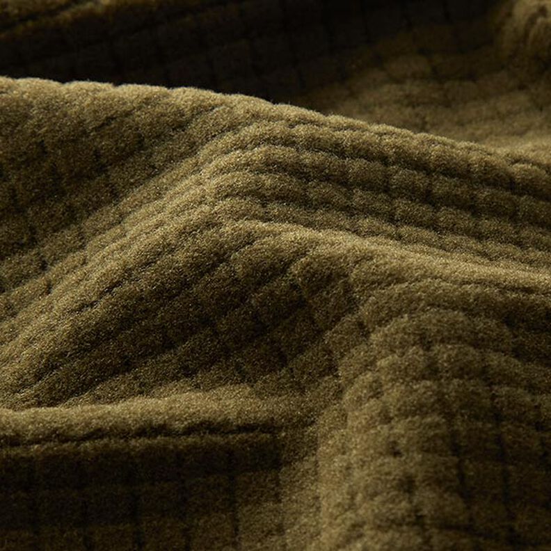 Strukturjersey små kasser – kaki,  image number 2