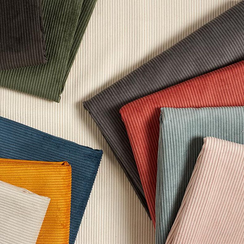 Polsterstof Fløjslook Fjord – rosé,  image number 4