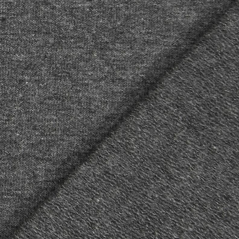 Let French Terry Melange – antracit,  image number 3