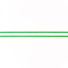 Vævet bånd Bomuld Striber – grøn, 