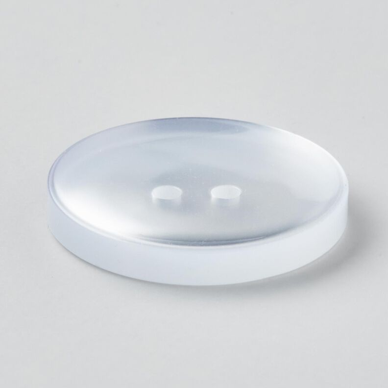 2-hulsknap blank [Ø 25 mm] – hvid,  image number 2