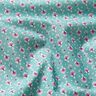 Bomuldsstof Poplin sm&aring; ornamenter &ndash; mint/pastelviolet &ndash; mint/pastelviolet,  thumbnail number 2