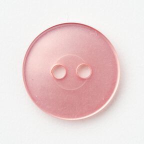 2-hulsknap blank [Ø 15 mm] – rosa, 