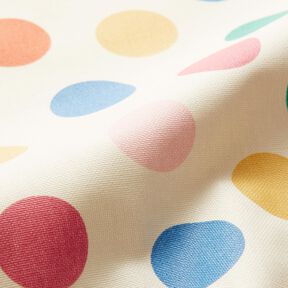 Imprægneret voksdug konfetti – uldhvid, 