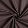 Bomuldspoplin Ensfarvet – mørkebrun,  thumbnail number 1