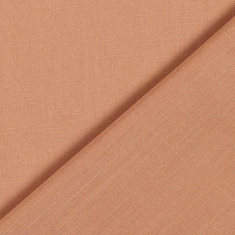 Viskosestof hørlook – beige,  image number 4