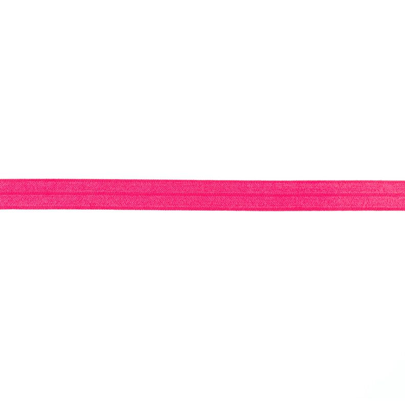 Elastisk indfatningsbånd  blank [15 mm] – intens pink,  image number 1