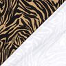 Viskosejersey Zebraprint – mocca/sort,  thumbnail number 4
