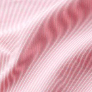 Bomuldsblanding smalle striber – hvid/lys rosa, 