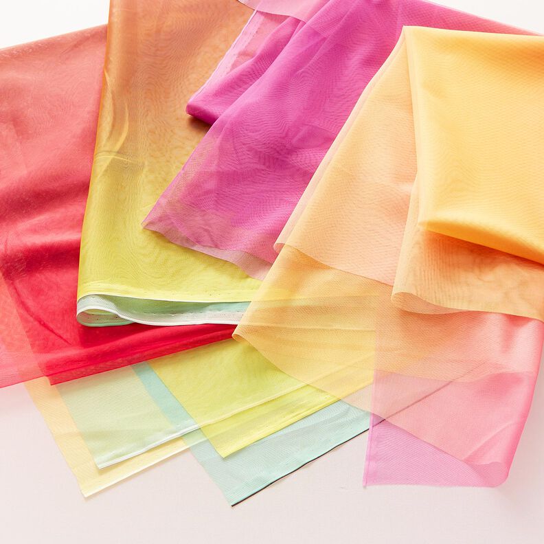 Softmesh Regnbue-forløb – pastelviolet/ferskenorange,  image number 7