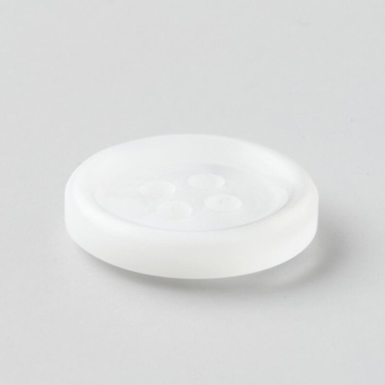 4-hulsknap rund [Ø 15 mm] – hvid,  image number 2