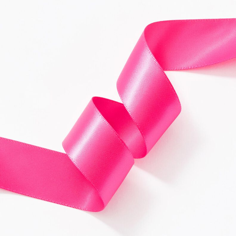 Satinbånd [25 mm] – intens pink,  image number 3