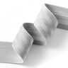 Stribet elastikbånd [40 mm] – lysegrå/sølv,  thumbnail number 2