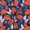 Bomuldspoplin Fresh Flowers | Nerida Hansen – natblå,  thumbnail number 3