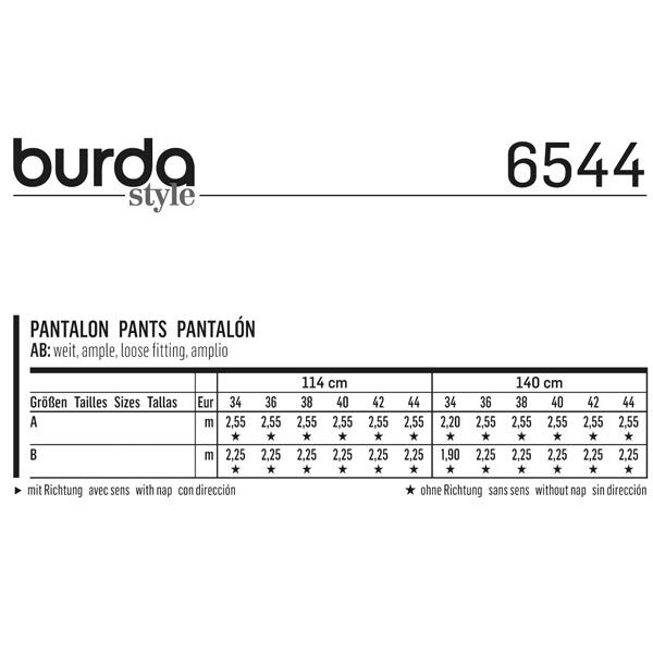 Bukser, Burda 6544,  image number 5