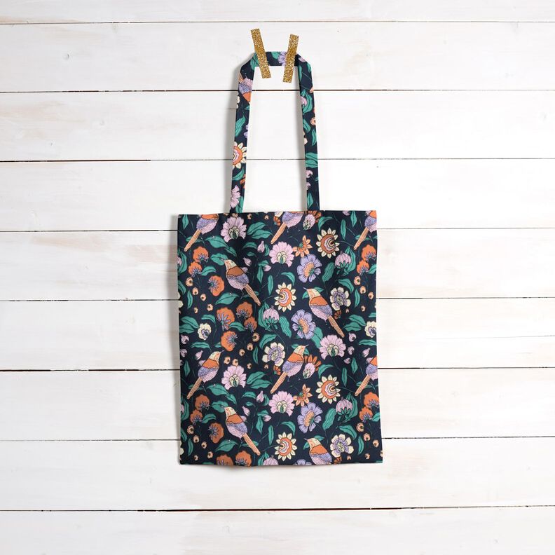 Impr&aelig;gneret voksdug blomsterhav &ndash; natbl&aring;,  image number 8