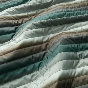 let quiltstof i farveforløb – blågran, 