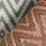 Outdoorstof jacquard Ethno – olivengrøn,  thumbnail number 4