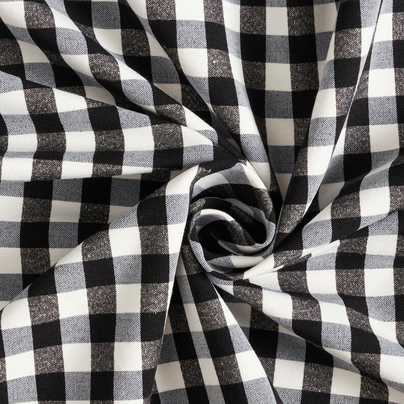 buksestretch vichytern – sort/hvid,  image number 3