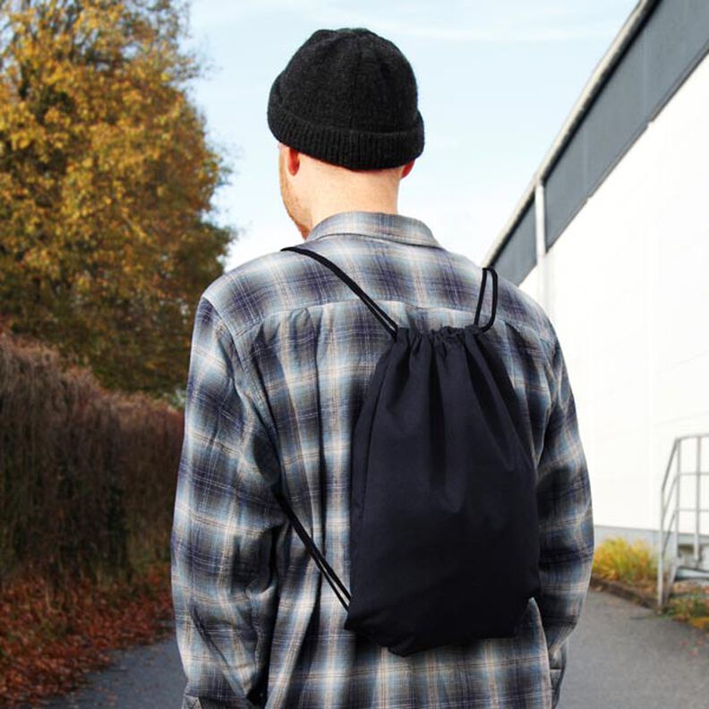 Dekorationsstof Canvas – navy,  image number 6