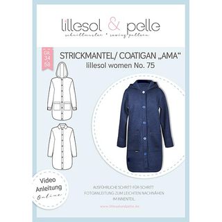 Strickmantel / Coatigan Ama | Lillesol & Pelle No. 75 | 34-58, 