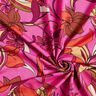 Viskosejersey fine blomster – purpur/ildrød,  thumbnail number 3