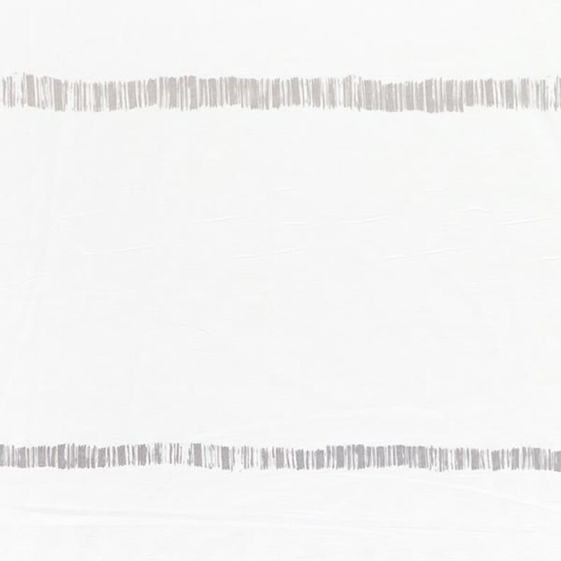 Gardinstof Voile fine striber 295 cm – silkegrå/elfenben,  image number 1