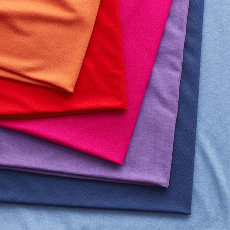 Viskose Jersey Let – natblå,  image number 5