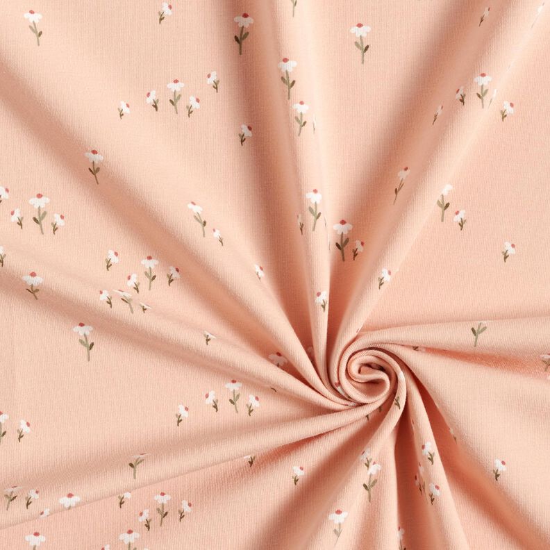 Bomuldsjersey Margeriteng – rosé,  image number 3