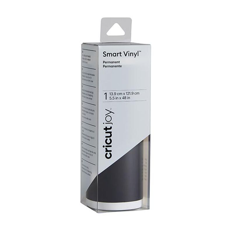 Cricut Joy Smart vinylfolie permanent [ 13,9 x 121,9 cm ] – sort,  image number 1