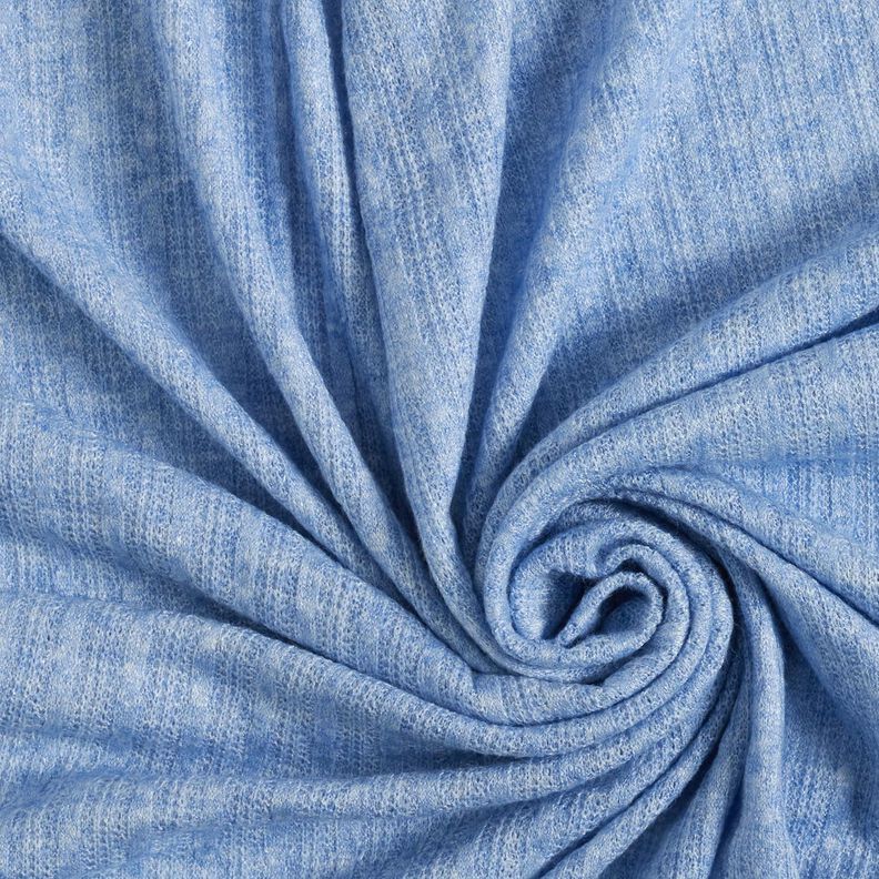 Strikstof fletmønster melange – lys jeans-blå,  image number 3