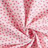 Dekorationsstof bomuldskiper minihjerter – lys rosa,  thumbnail number 3
