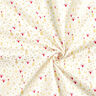 Bomuldsstof Poplin hjerter og stjerner – uldhvid/guld,  thumbnail number 3