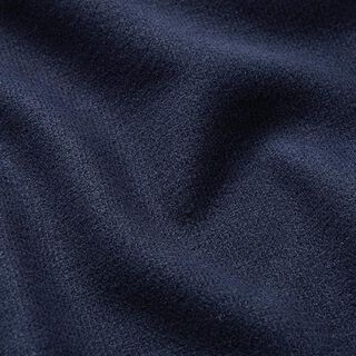 Frakkestof ensfarvet børstet – marineblå, 