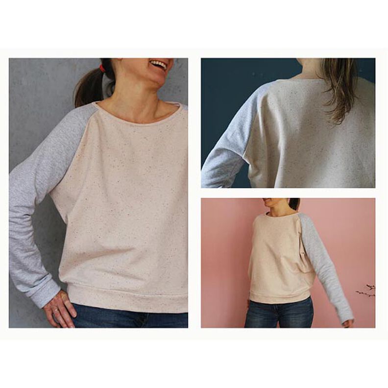 FRAU MONA raglansweater med smalle ærmer | Studio klippeklar | XS-L,  image number 2